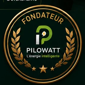 Sceau doré « Fondateur Pilowatt ».